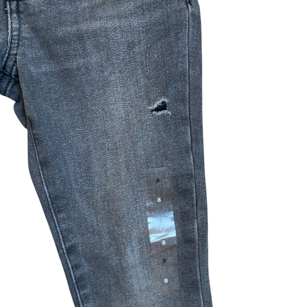 GAP Denim Girls High Rise Ankle Jegging 8 Gray Wash Stretch Skinny Jeans NWT - Picture 4 of 13